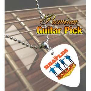  Beatles Help Premium Guitar Pick Necklace Musical 