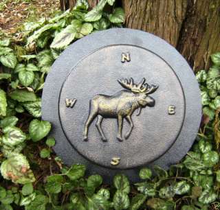 070 abs Plastic Moose directional stepping stone mold  