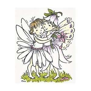  Stampavie Tina Wenke Clear Stamp A Fairy Hug 3 1/8; 2 