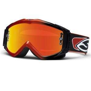   Fuel Sweat X Goggles with Mirrored Lens   One size fits most/Black/Red