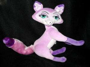 Bratz Petz Posable Plush Purple Fox Cat  