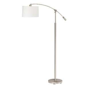 Westwood One Light Cantilever Floor Lamp in Brushed Nickel  