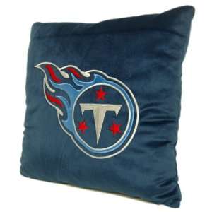  NFL Tennessee Titans 16x16 Embroidered Plush Pillow with 
