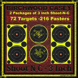   Birchwood Casey 3 inch Shoot N C Adhesive Targets (2 packages of 36