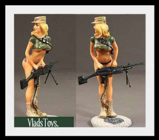 Vision Strike Ware Pin Up Girl Sculpture Army Ranger 2nd Battalion 