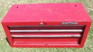  CRAFTSMAN RED INTERMEDIATE 3 DRAWER MIDDLE TOOL CHEST  