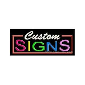  Custom Signs Outdoor Neon Sign 13 x 32