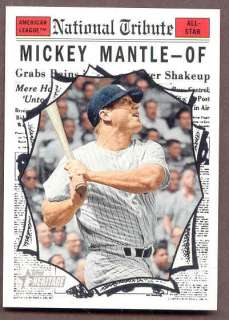 2011 TOPPS NATIONAL CONVENTION 1961 RETRO MICKEY MANTLE CARD  