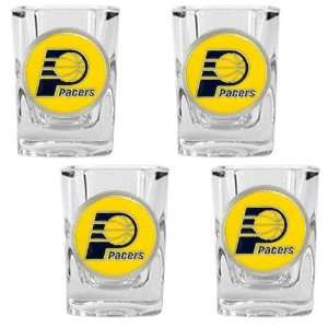    Indiana Pacers NBA 4pc Square Shot Glass Set