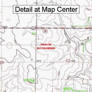   Map   White NE, South Dakota (Folded/Waterproof)