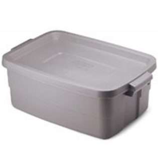 NEWELL RUBBERMAID HOME 10Gal Roughneck Storage Box , Fg2214Tpsteel at 