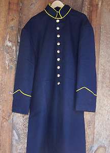 Civil war union cavalry frock coat with piping 48  