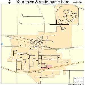  Street & Road Map of Rogersville, Missouri MO   Printed 