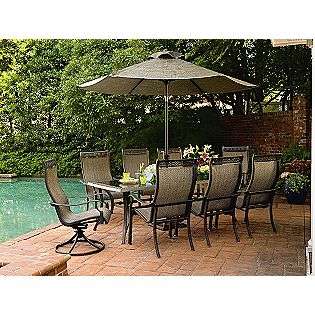   Glass Dining Set  Agio Outdoor Living Patio Furniture Dining Sets