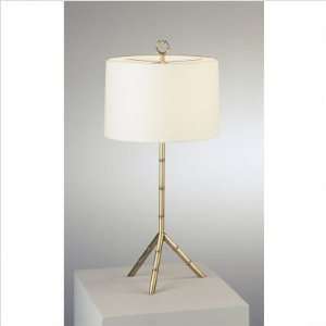   Adler Meurice Brass Table Lamp with Linen Shade