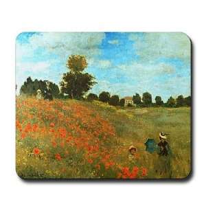  Poppies by Monet Art / photography Mousepad by  