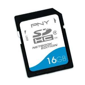  PNY 16 GB SDHC Class 4 Netbook Edition Flash Memory Card P 