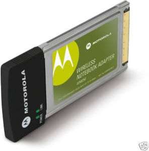 Motorola WN825G Wireless PCMCIA Notebook Adaptor Card  