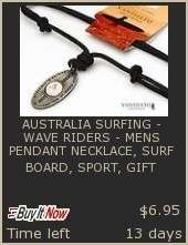 AUSTRALIA SURF PATROL   MENS BOYS BRACELET NECKLACE LEATHER CORD GIFT 