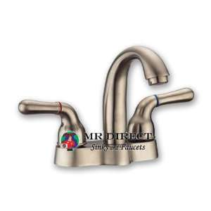  Two Handle Lavatory Faucet in PVD Brushed Nickel