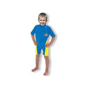  Boys 6 Piece Foam Swim Training Suit with High Neck   Size 