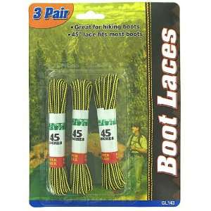  3 Pair boot laces   Case of 24