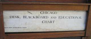 1915  Chicago Childs Blacboard / Desk / Learning  