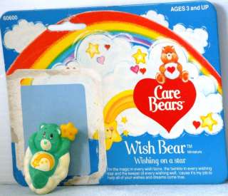OLDEST 1983 WISH BEAR Care BEAR Wishing Star/ORIG CARD  