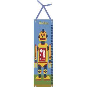  Yellow Robot Personalized Growth Chart