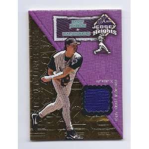  2002 Flair Jersey Heights Game Used Patch Randy Johnson 