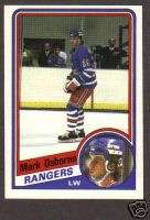 1984 85 OPC Hockey Mark Osborne #148 NY Rangers NM/MT  