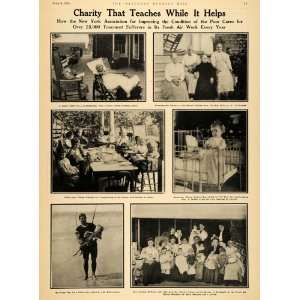  1908 Print New York Improve Poverty Condition Chiildren 
