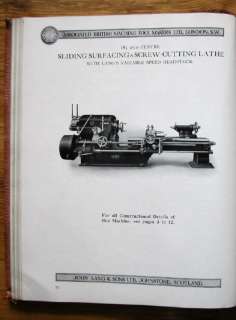 ASSOCIATED BRITISH MACHINE TOOL MAKERS LTD ABMTM 1917  