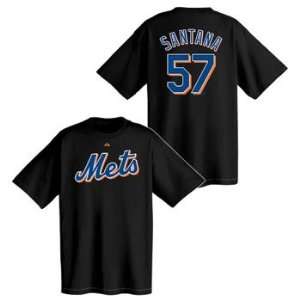 Johan Santana Majestic Athletic Youth Player ID T Shirt  