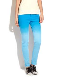 Blue (Blue) Dip Dye 7/8 Jeans  237171140  New Look