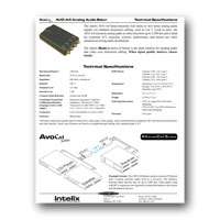 Intelix AVO A4 F Dual Stereo Audio Balun tech specs   click to 