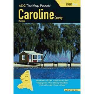 ADC The Map People 302980 Caroline County MD Atlas  Sports 