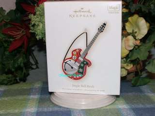 Hallmark Jingle Bell Rock Guitar ornament 2009 Fun  