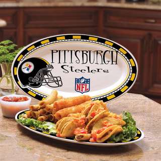 Memory Company Pittsburgh Steelers Game Day Serving Platter    