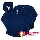   NY Yankees Majestic Therma Base shirt pullover fleece jacket youth M