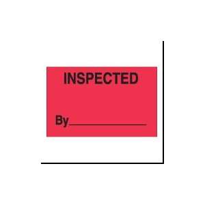  3 x 5   Inspected By Labels