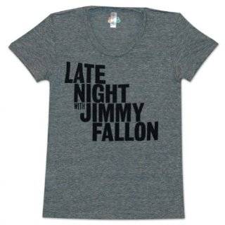  Late Night with Jimmy Fallon Unisex T Shirt   Red 