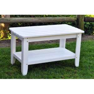   Chat Table (White) (19H x 40W x 21D) Patio, Lawn & Garden