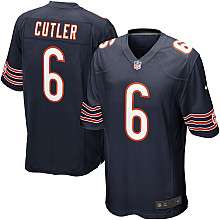 Mens Nike Chicago Bears Jay Cutler Game Team Color Jersey    