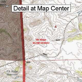   Map   Elk Ridge, Montana (Folded/Waterproof)