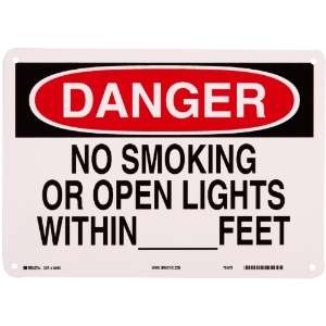   , Header Danger, Legend No Smoking Or Open Lights Within___Feet