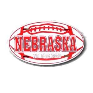 University of Nebraska Lincoln UNL Cornhuskers  White Metal License 