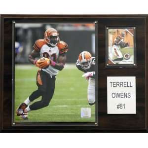  NFL Terrell Owens Cincinnati Bengals Player Plaque Sports 