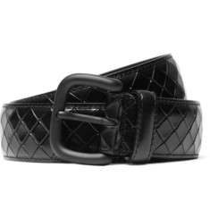 Bottega Veneta Engraved Leather Belt