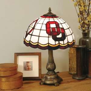   Oklahoma University Tiffany Table Lamp   COL OK 500